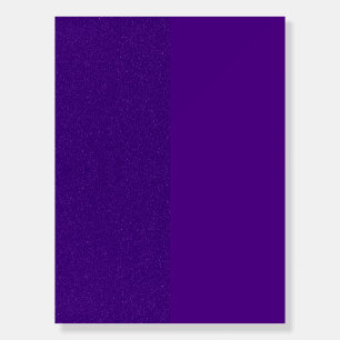 Split Glitter & Matte Purple Foam Board (Custom)