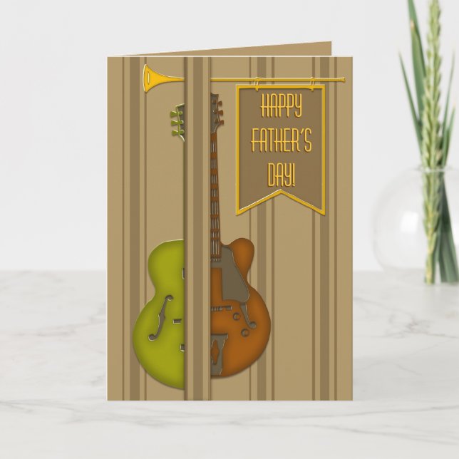Split Guitar (Father’s Day Card) Card (Front)