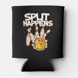 Split Happens - Funny Bowling Can Cooler