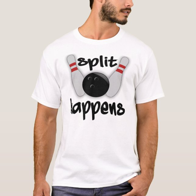 Split Happens Light T-shirts (Front)