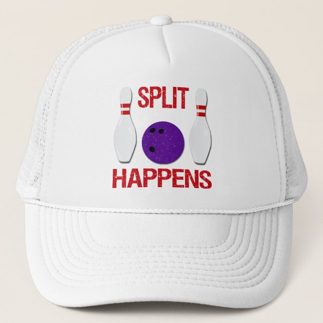 SPLIT HAPPENS TRUCKER HAT (Front)