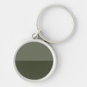 Split Horizon Moss Green Keychain – Customizable
