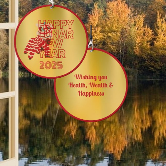 Split Image Chinese Lion Dance Happy New Year Wind Chime (Creator Uploaded)