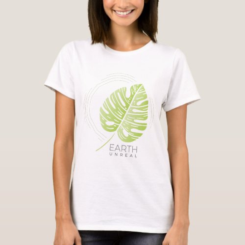 Split_leaf Philodendron Illustration T_shirt