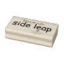 Split Leap Rubber Stamp