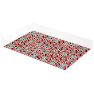 Split Line Acrylic Serving Tray