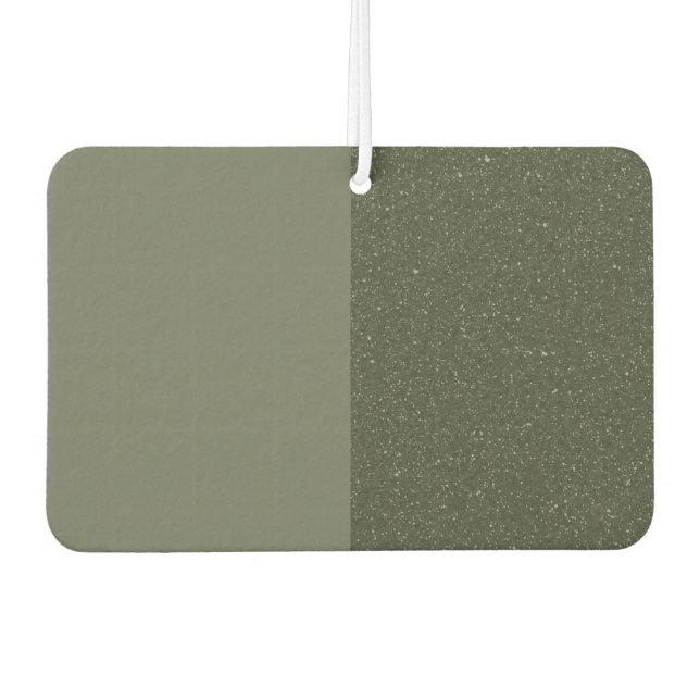 Split Matte & Glitter Moss Air Freshener (Custom) (Front)