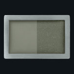 Split Moss Green Belt Buckle – Matte   Sparkle<br><div class="desc">This split-design belt buckle brings contrast to life—matte moss green on the left, textured sparkle on the right, all framed in clean brushed metal. The composition feels intentional and contemporary, like a visual metaphor for balance, duality, and movement. Perfect for customization: add a name, emblem, or logo that bridges the...</div>
