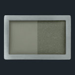 Split Moss Green Belt Buckle – Matte   Sparkle<br><div class="desc">This split-design belt buckle brings contrast to life—matte moss green on the left, textured sparkle on the right, all framed in clean brushed metal. The composition feels intentional and contemporary, like a visual metaphor for balance, duality, and movement. Perfect for customization: add a name, emblem, or logo that bridges the...</div>
