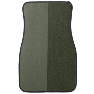 Split Moss Green Custom Car Floor Mats
