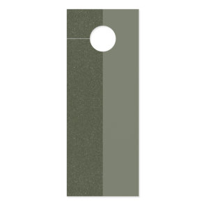 Split Moss Green Custom Door Hanger