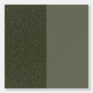 Split Moss Green Custom Foam Board