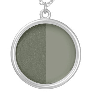 Split Moss Green Custom Necklace