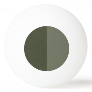 Split Moss Green Custom Ping Pong Ball