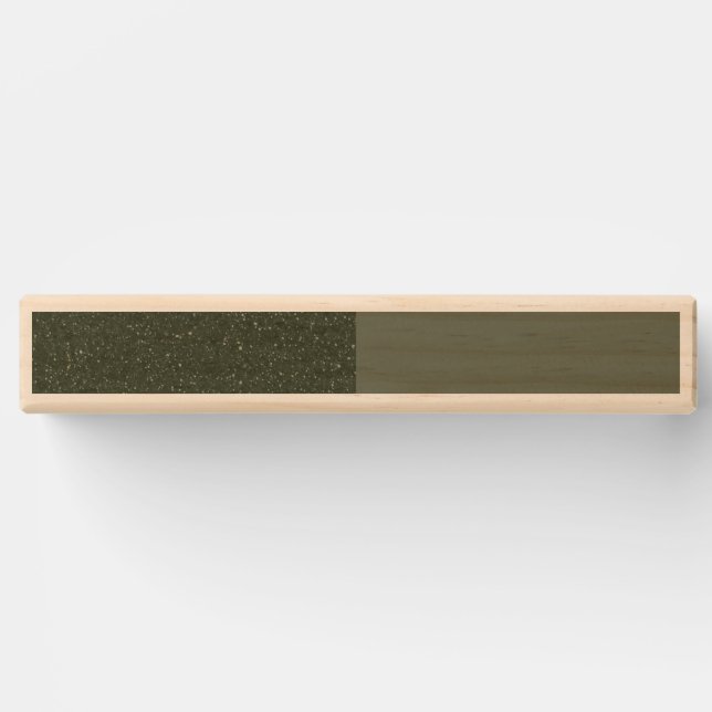 Split Moss Green Custom Topple Tower Game (Front)