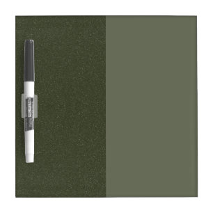 Split Moss Green Dry Erase Board – Customizable
