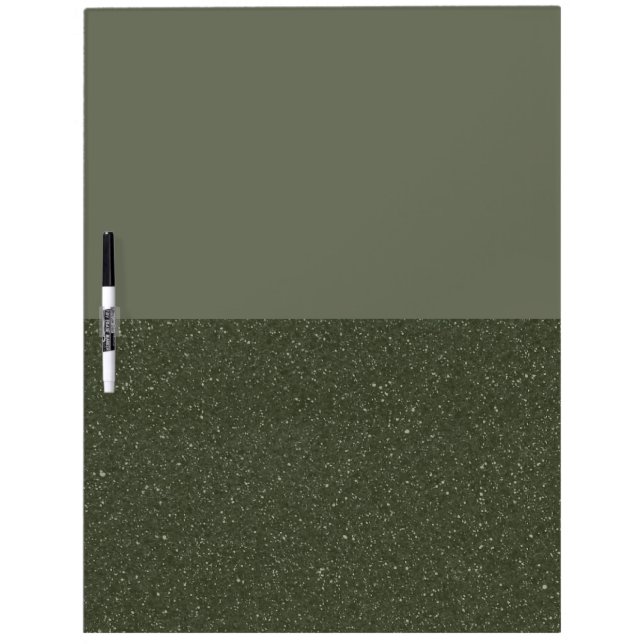 Split Moss Green Dry Erase Wall Board – Customize (Front)