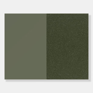 Split Moss Green Foam Board Display – Customizable