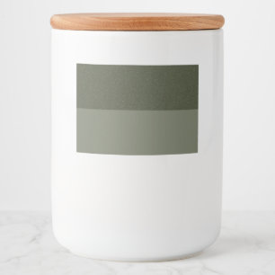 Split Moss Green Food & Beverage Labels - Custom