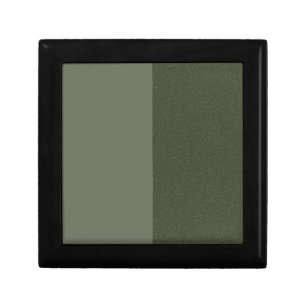 Split Moss Green Gift Box – Customizable Design