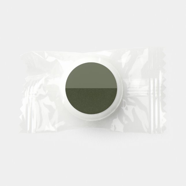 Split Moss Green Hershey’s Candy Favor – Customize (Front)