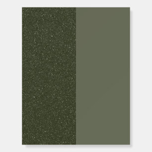 Split Moss Green & Noise Custom Foam Board