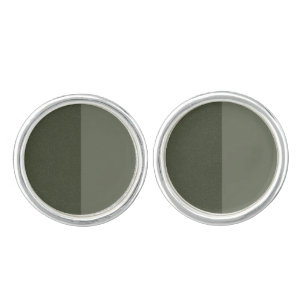 Split Moss Green Pair of Cufflinks – Customizable