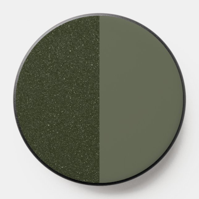 Split Moss Green PopSocket Grip – Customizable (Popsocket)