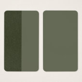 Split Moss Green Texture Profile Card – Customize (Front & Back)
