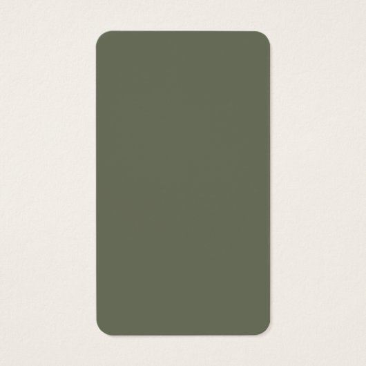 Split Moss Green Texture Profile Card – Customize (Back)