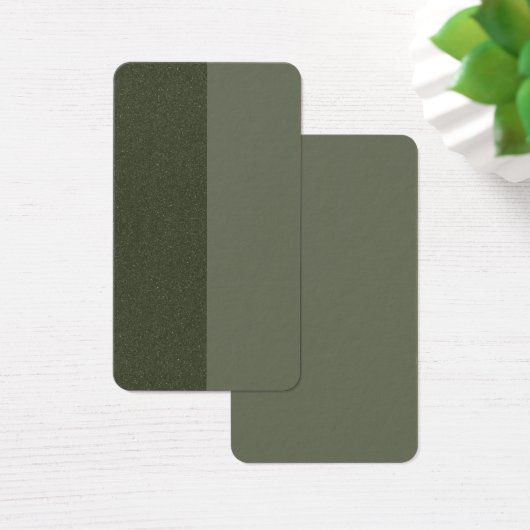 Split Moss Green Texture Profile Card – Customize (Desk)