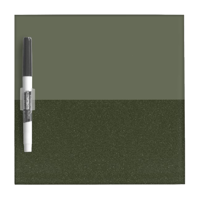 Split Moss Green Textured Dry Erase Board (Custom) (Front)
