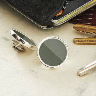 Split Moss Green Textured Lapel Pin – Customizable