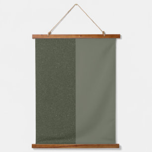 Split Moss Green Wall Tapestry – Customizable