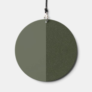 Split Moss Green Wind Chime – Customizable