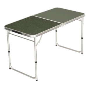 Split Moss Texture Beer Pong Table – Customizable