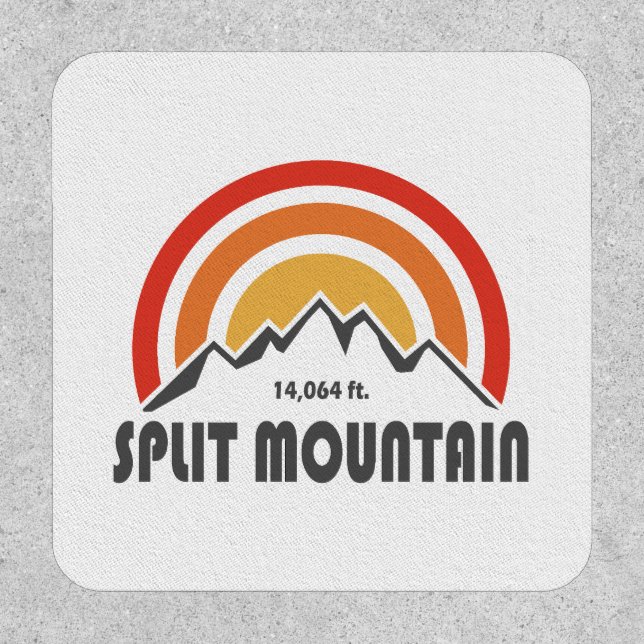Split Mountain California Patch (Front)