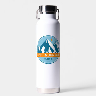 Split Mountain California Stars Moon Water Bottle