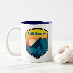 Split Mountain California Sunrise Two-Tone Coffee Mug