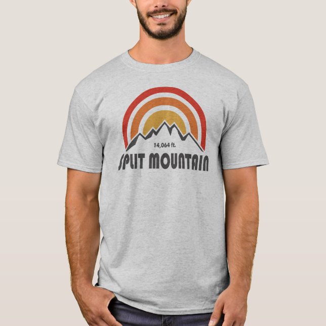 Split Mountain California T-Shirt (Front)