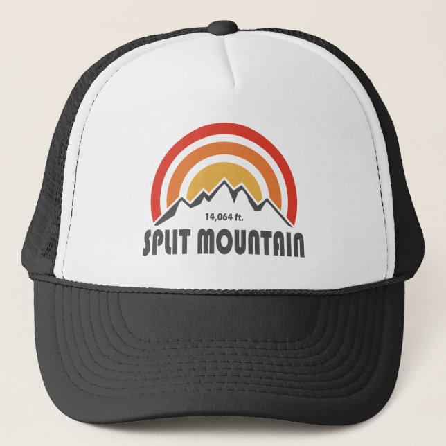 Split Mountain California Trucker Hat (Front)