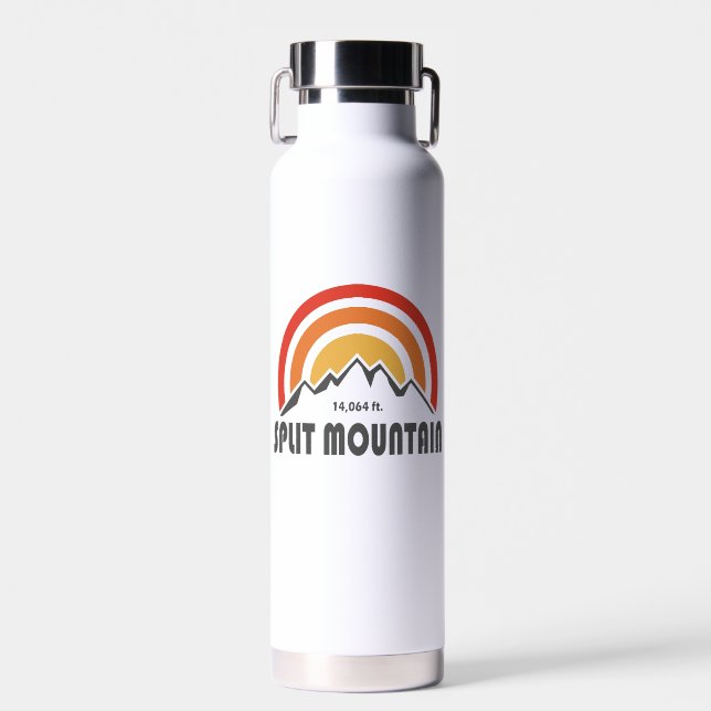 Split Mountain California Water Bottle (Front)