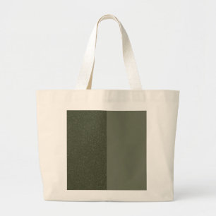 Split Panel Moss Green Tote Bag