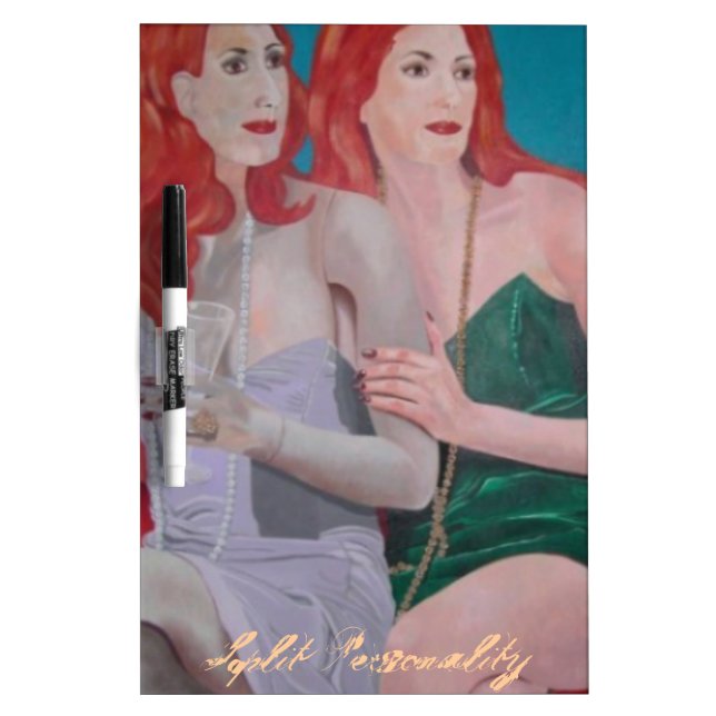 Split Personality Dry-Erase Board (Front)