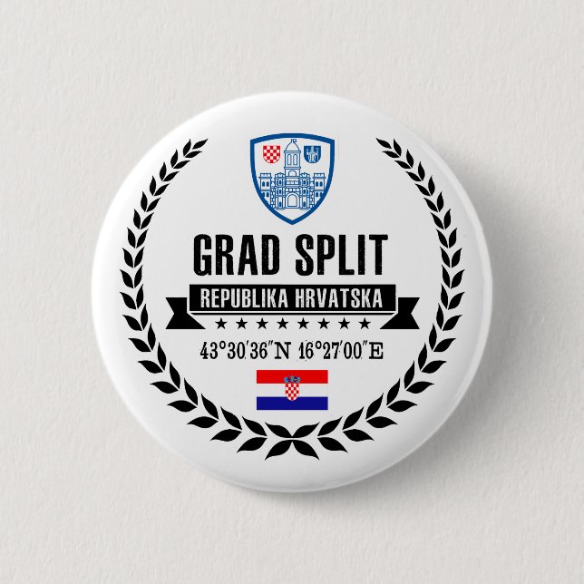 Split Pinback Button (Front)