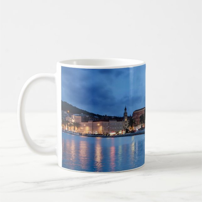 Split promenade in Croatia Coffee Mug (Left)
