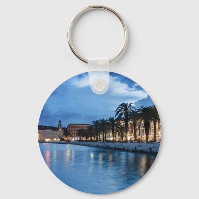 Split promenade in Croatia Keychain (Front)