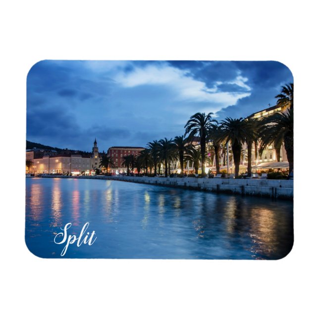Split promenade in Croatia Magnet (Horizontal)