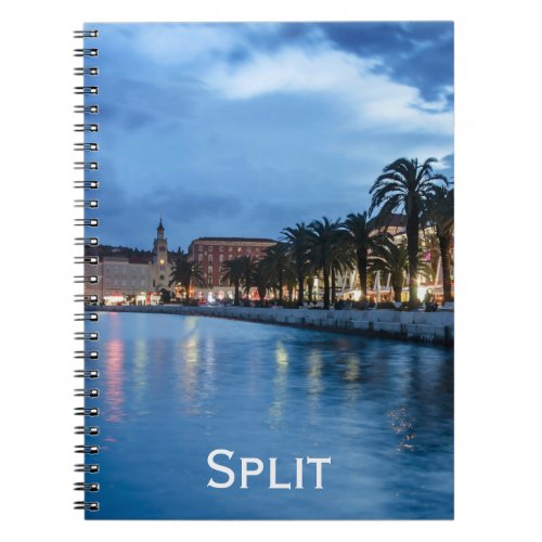 Split promenade in Croatia Notebook