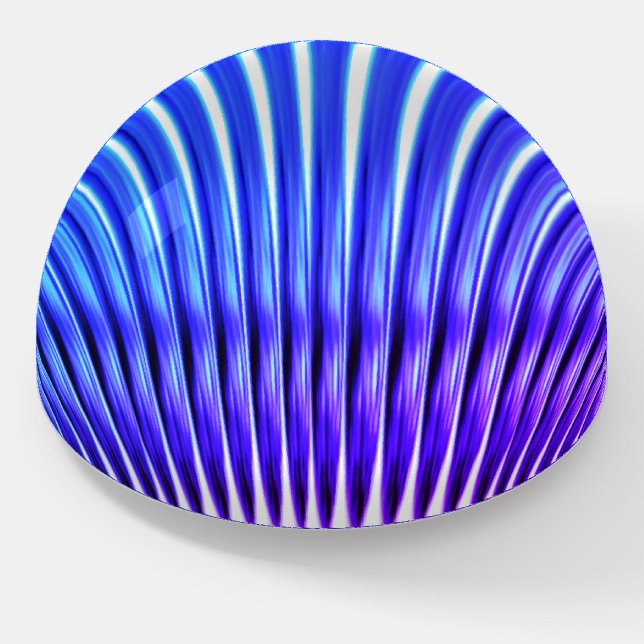 Split Purple Dome Paperweight (Angled)